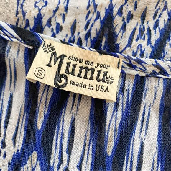 Show Me Your Mumu Ikat Peta Tunic Small - Picture 4 of 5